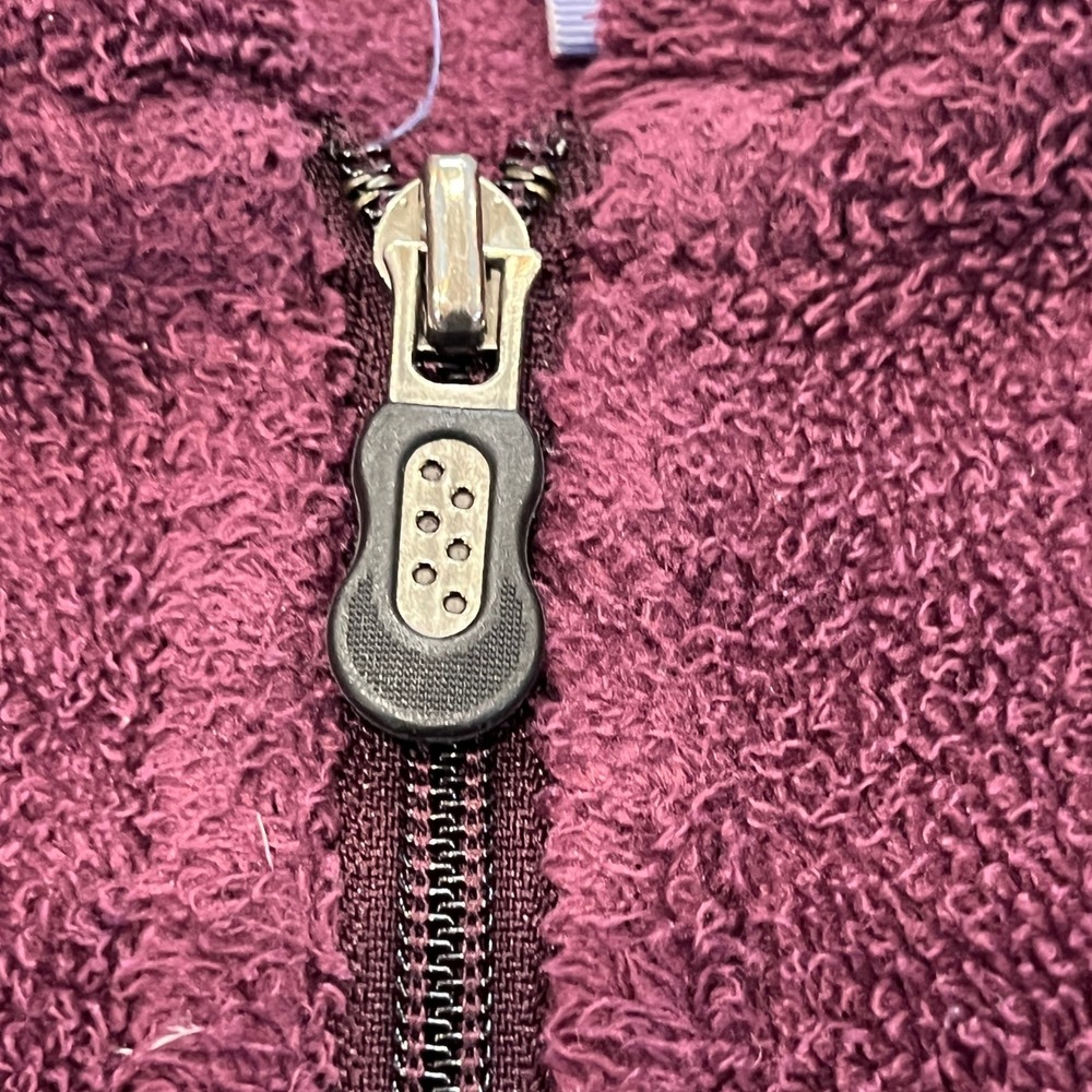 Patagonia‎ VTG Rhythm Womens Medium Fleece Zip Up Hoodie Jacket Purple Pockets - Picture 6 of 11